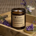 Lawendowe pole - świeca naturalna