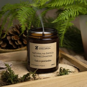 Las o poranku - świeca naturalna