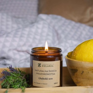 Na głęboki sen - świeca naturalna