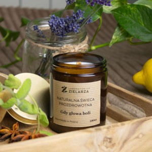 Gdy głowa boli - świeca naturalna