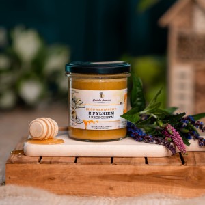 Miód z pyłkiem i propolisem