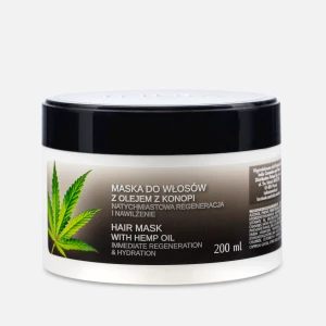Maska do włosów z olejem konopnym