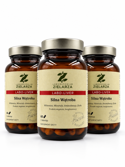 LABO-LIVER Silna Wątroba - zestaw 3-miesiączny