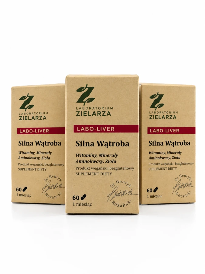 LABO-LIVER Silna Wątroba - zestaw 3-miesiączny